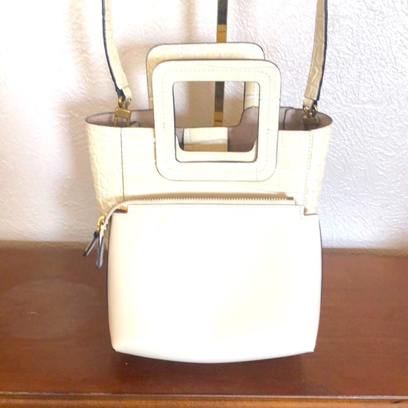 STAUD Leather Crossbody Bag with Adjustable Strap + Insert bag - Picture 6 of 11